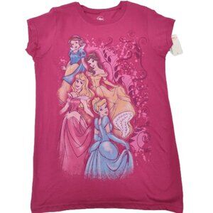 Disney Store Y2K Disney Princess Girl's T-Shirt 100% Cotton Size L 10/12 NWT